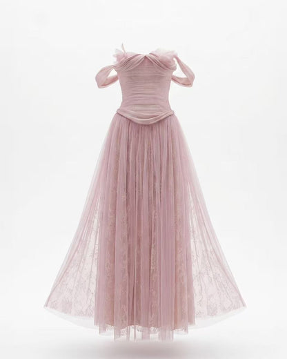 Lovelyn Rosalie Draped Gown