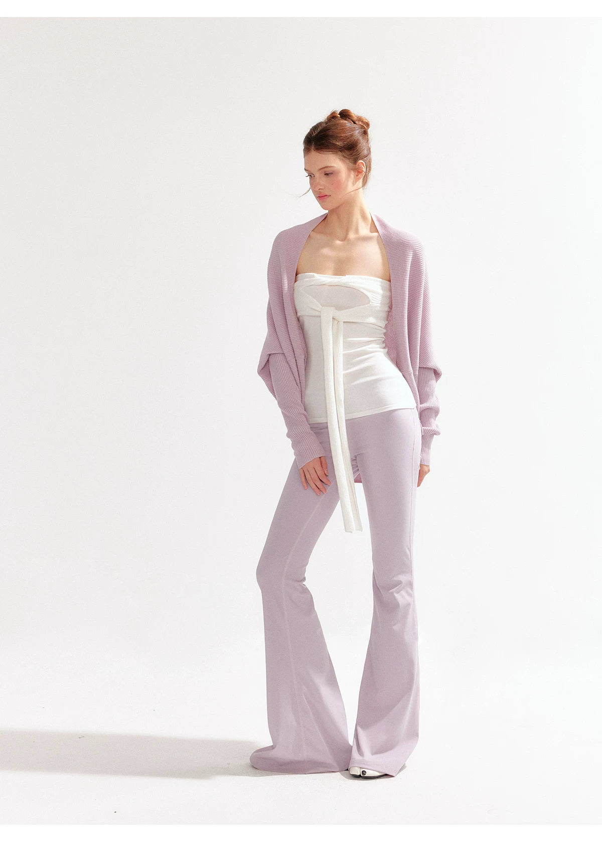 YZZI HE Knitted Batwing Sleeve Cardigan(4color)