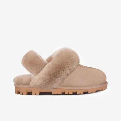 OZLANA UGG OZ3001 CLASSIC COQUETTE SLIPPER (DETACHABLE FEATURE)