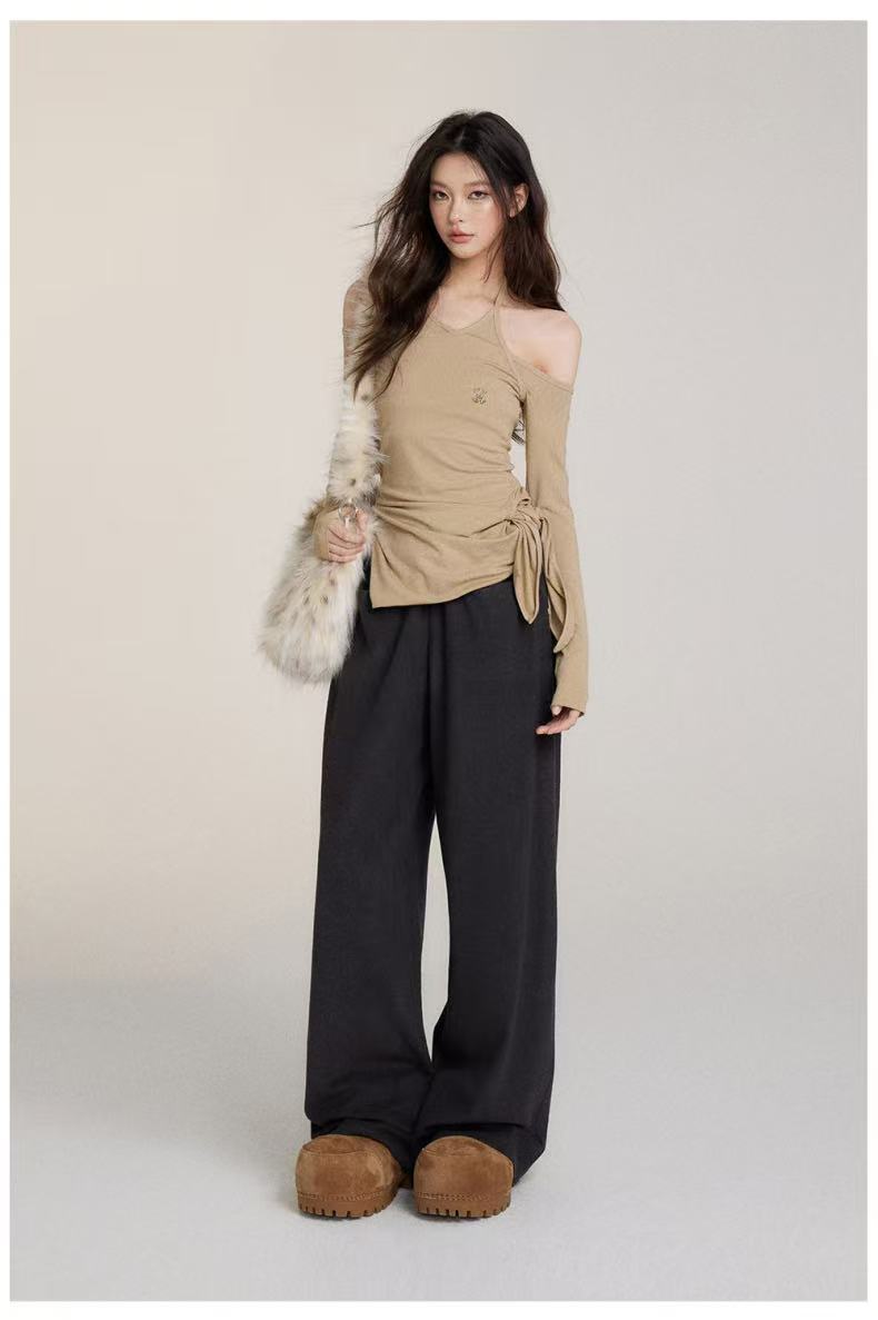 VIA PITTI V24DP232 Loose straight pants