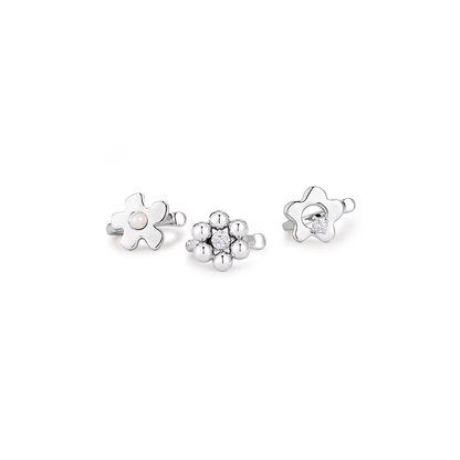 ARSIS Vitality flower ear bone clip