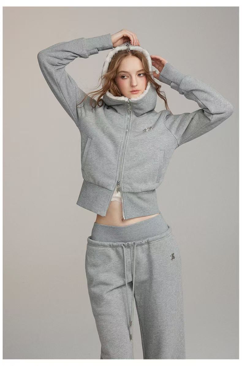 VIA PITTI V24DC234 Sweatshirt and sweatpants suit(2color)