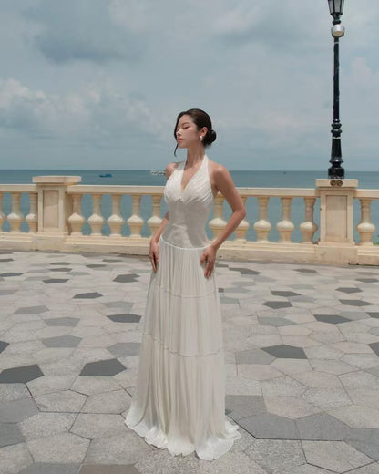 Lovelyn Odette Plissé Gown(2color)