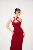 Glam Doll Red Midi Dress
