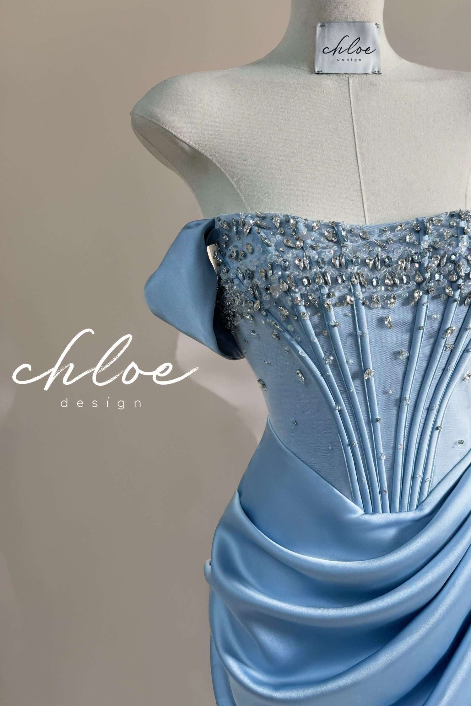 Clava Maison Corset Crystal 24 Custom Made Dress