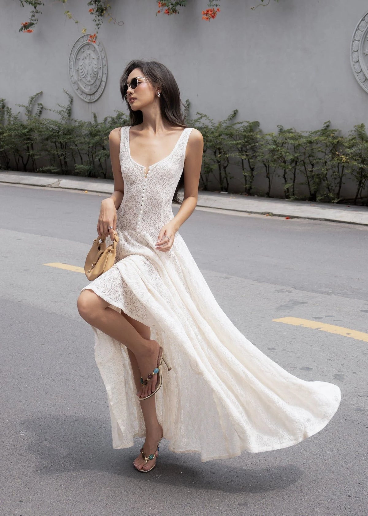 CHARMANINE SWAN DRESS