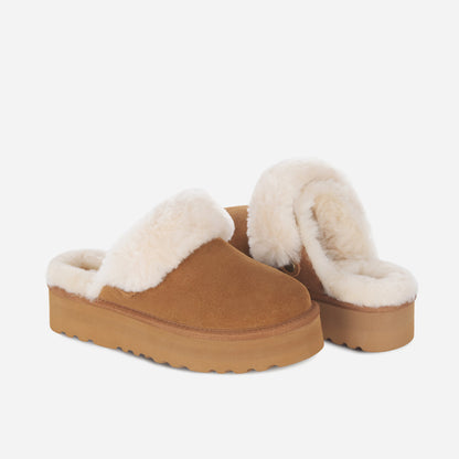 OZLANA UGG OZ3007 LOGO PLATFORM SLIPPER