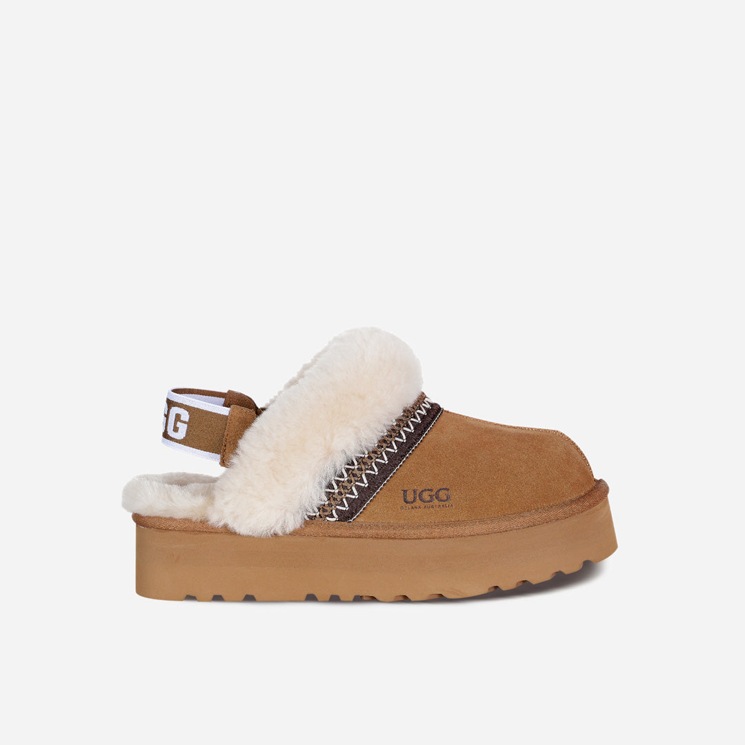 OZLANA UGG OZ3014 CLASSIC CRESCENT SLIPPER (DETACHABLE FEATURE)