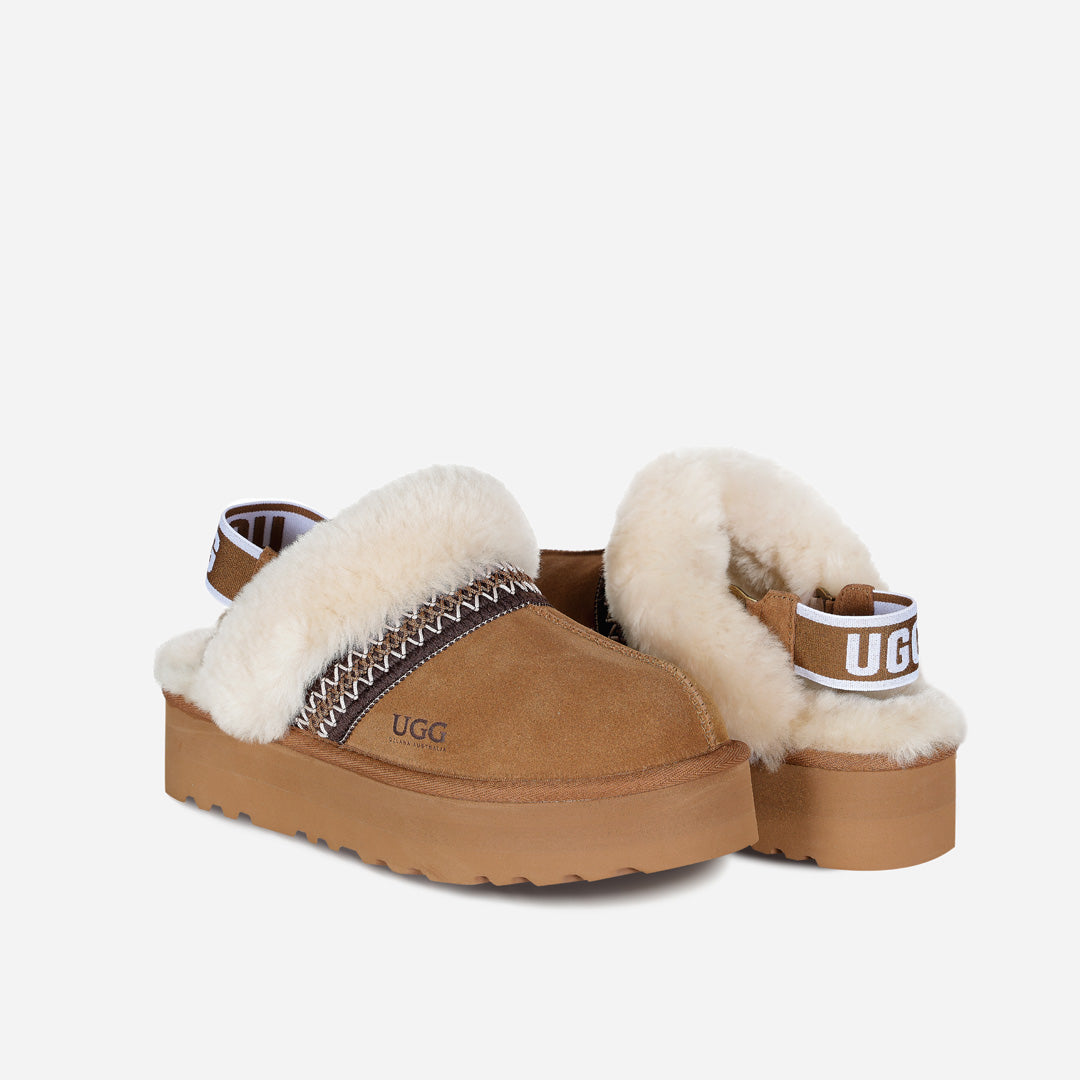 OZLANA UGG OZ3014 CLASSIC CRESCENT SLIPPER (DETACHABLE FEATURE)