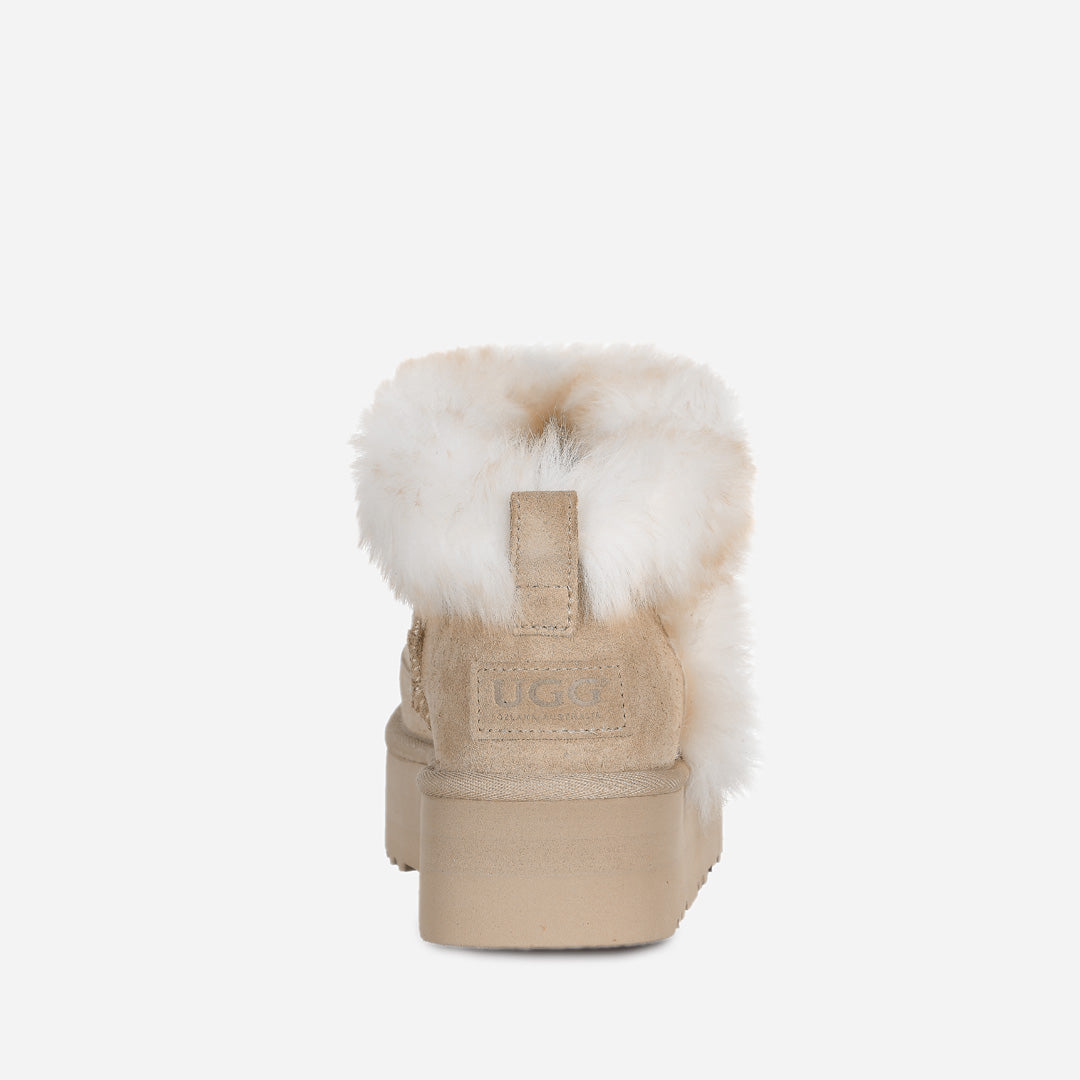 OZLANA UGG OZ0010 CLASSIC ULTRA MINI PLATFORM CHALET