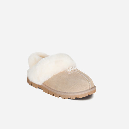 OZLANA UGG OZ3004 CLASSIC COQUETTE LOGO SLIPPER (DETACHABLE FEATURE)
