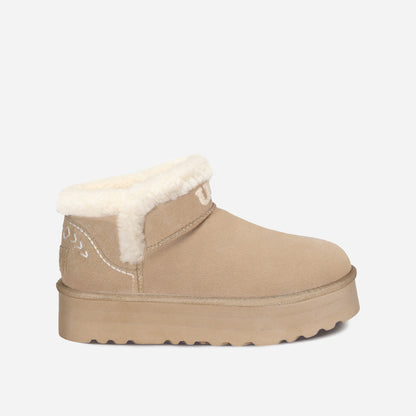 OZLANA UGG OZ0016 FURY ESTELA LOGO ULTRA MINI PLATFORM