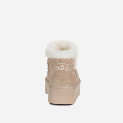 OZLANA UGG OZ0016 FURY ESTELA LOGO ULTRA MINI PLATFORM