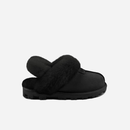 OZLANA UGG OZ3001 CLASSIC COQUETTE SLIPPER (DETACHABLE FEATURE)