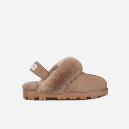OZLANA UGG OZ3001 CLASSIC COQUETTE SLIPPER (DETACHABLE FEATURE)