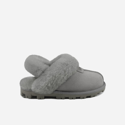 OZLANA UGG OZ3001 CLASSIC COQUETTE SLIPPER (DETACHABLE FEATURE)