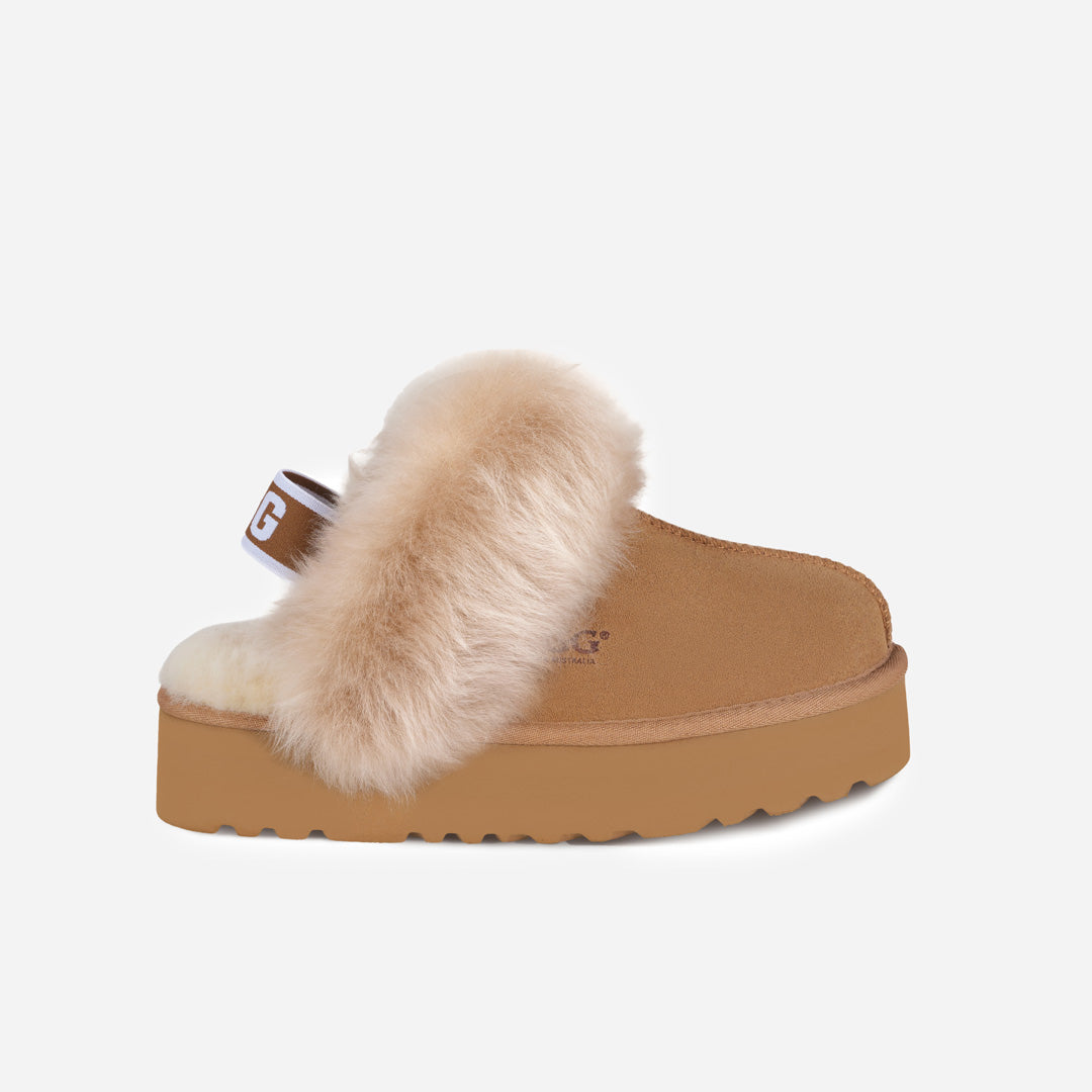 OZLANA UGG OZ3003 CLASSIC COQUETTE PREMIUM PLATFORM SLIPPER (DETACHABLE FEATURE)