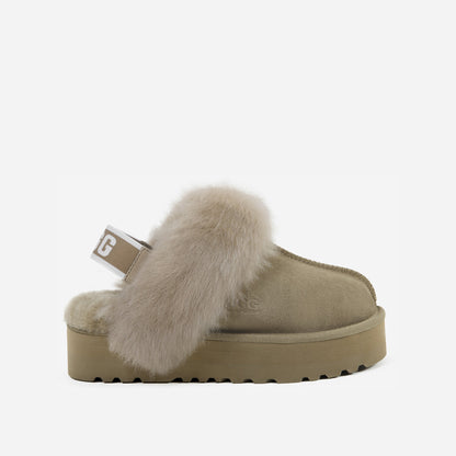 OZLANA UGG OZ3003 CLASSIC COQUETTE PREMIUM PLATFORM SLIPPER (DETACHABLE FEATURE)