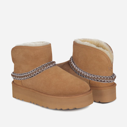 OZLANA UGG OZ0022 CLASSIC MINI CRESCENT PLATFORM