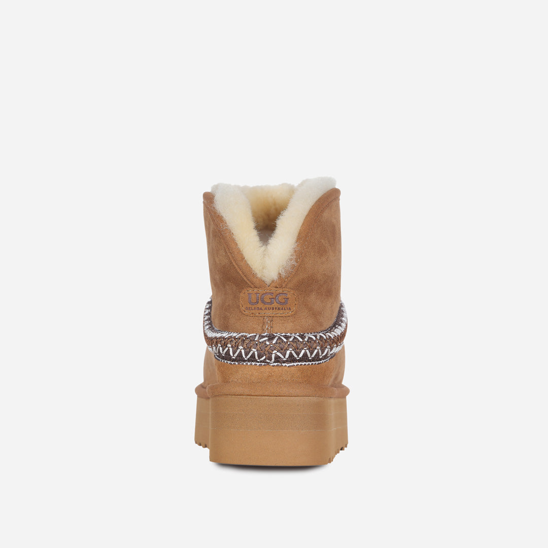 OZLANA UGG OZ0022 CLASSIC MINI CRESCENT PLATFORM