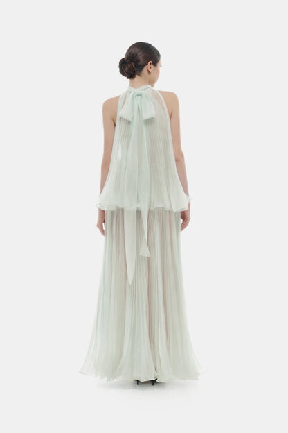 Montsand Mint Pleated Dress