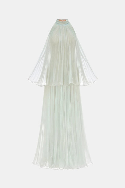 Montsand Mint Pleated Dress