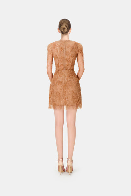Lobbster Beaded Lace Dress