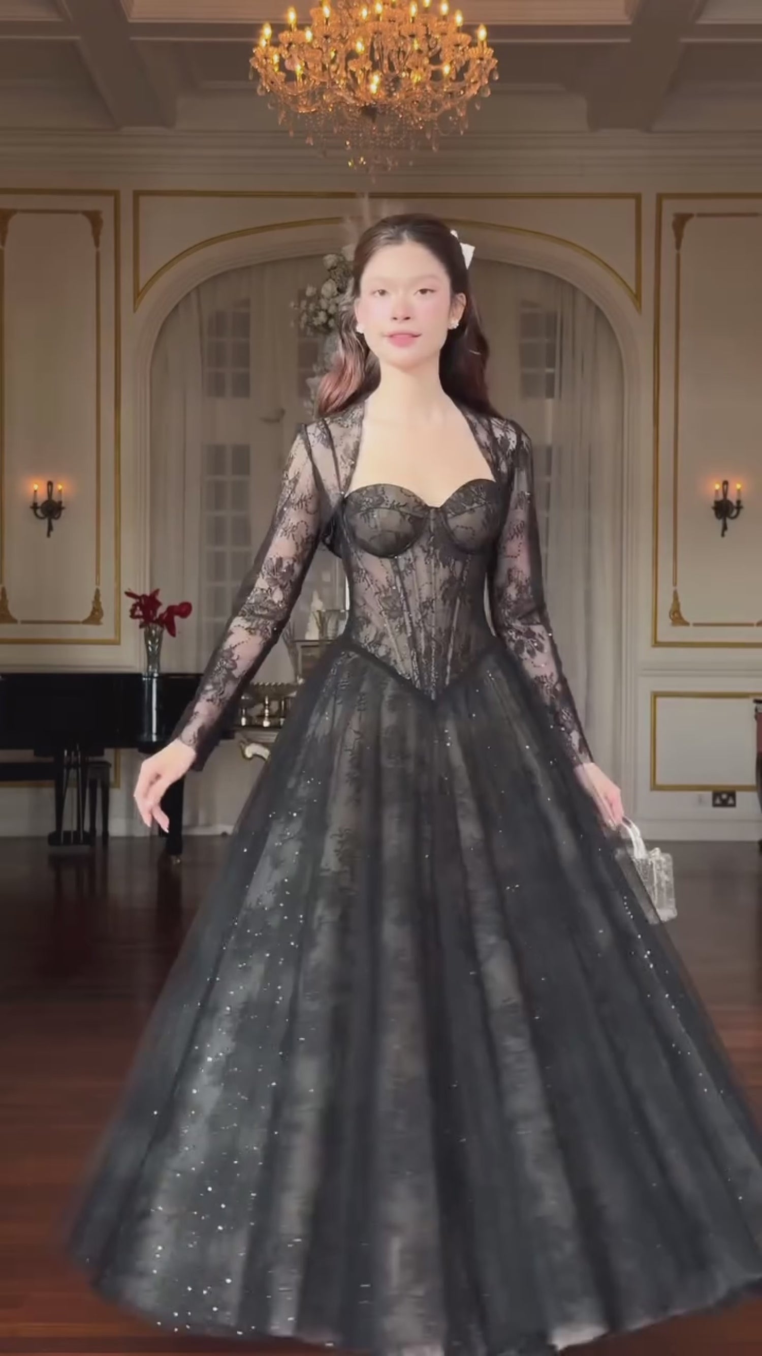 SOVI HOUSE Celina Black Dress