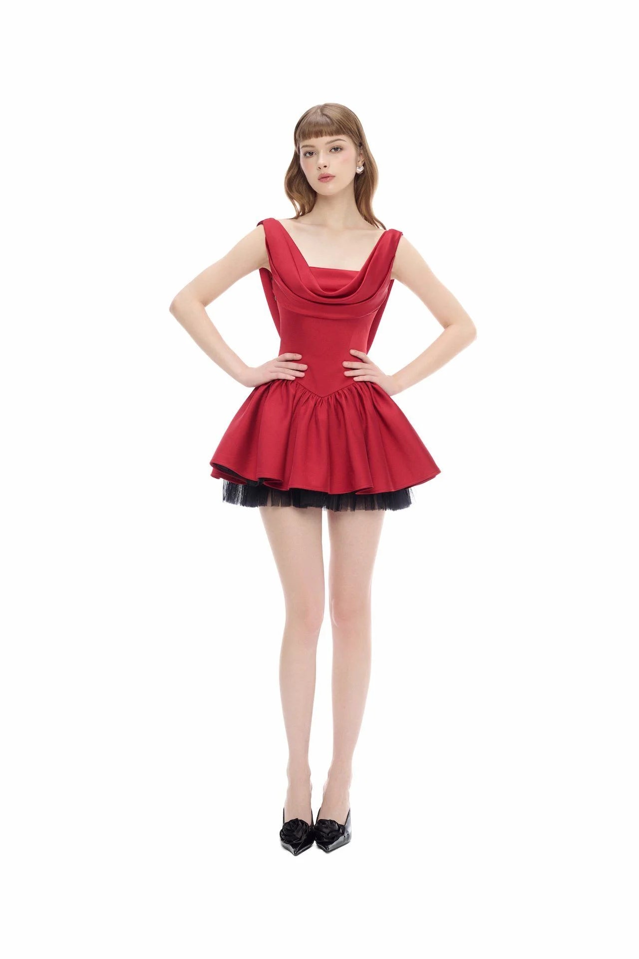 Jubin CHERIE DRESS(RED)