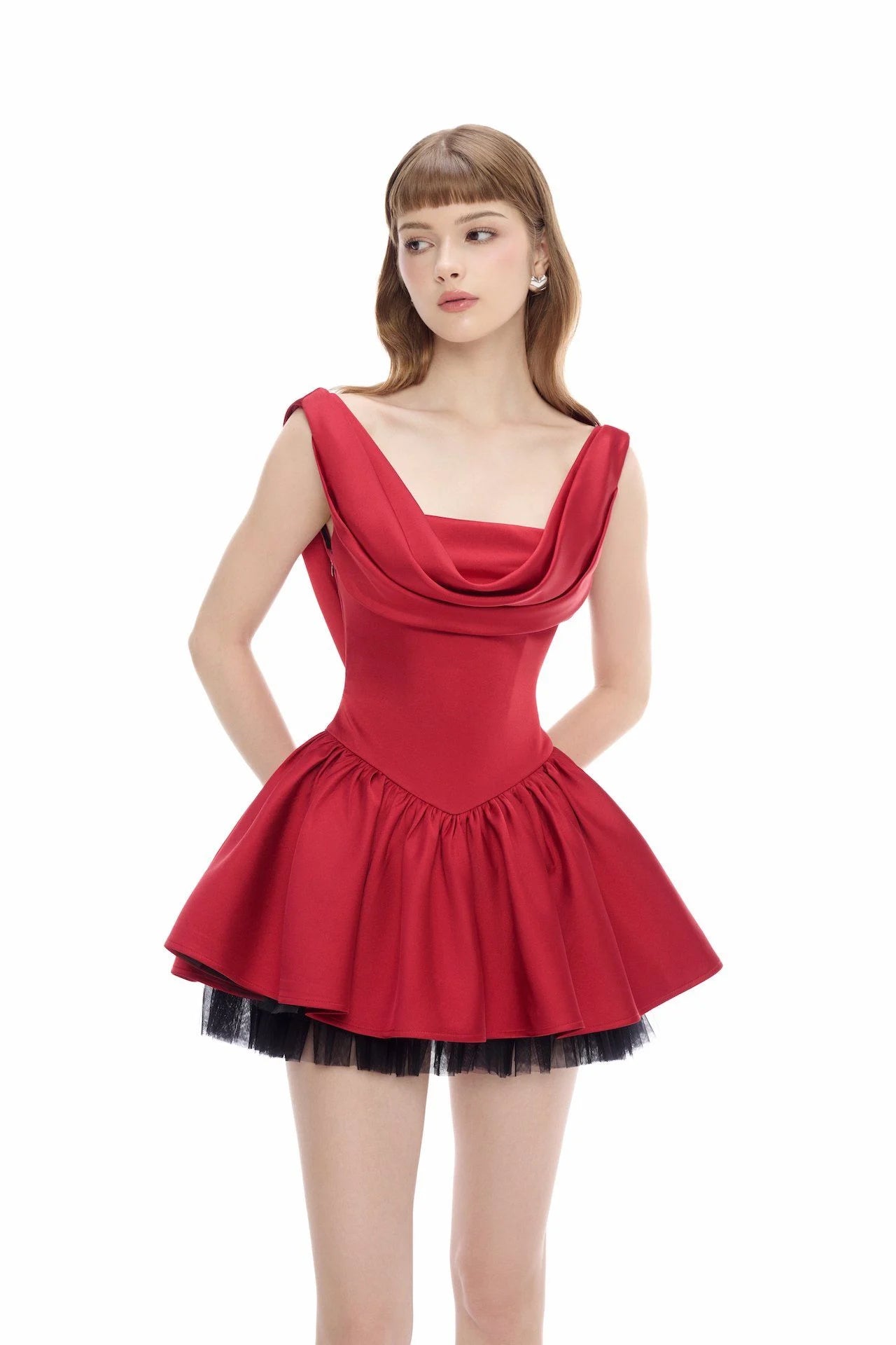 Jubin CHERIE DRESS(RED)