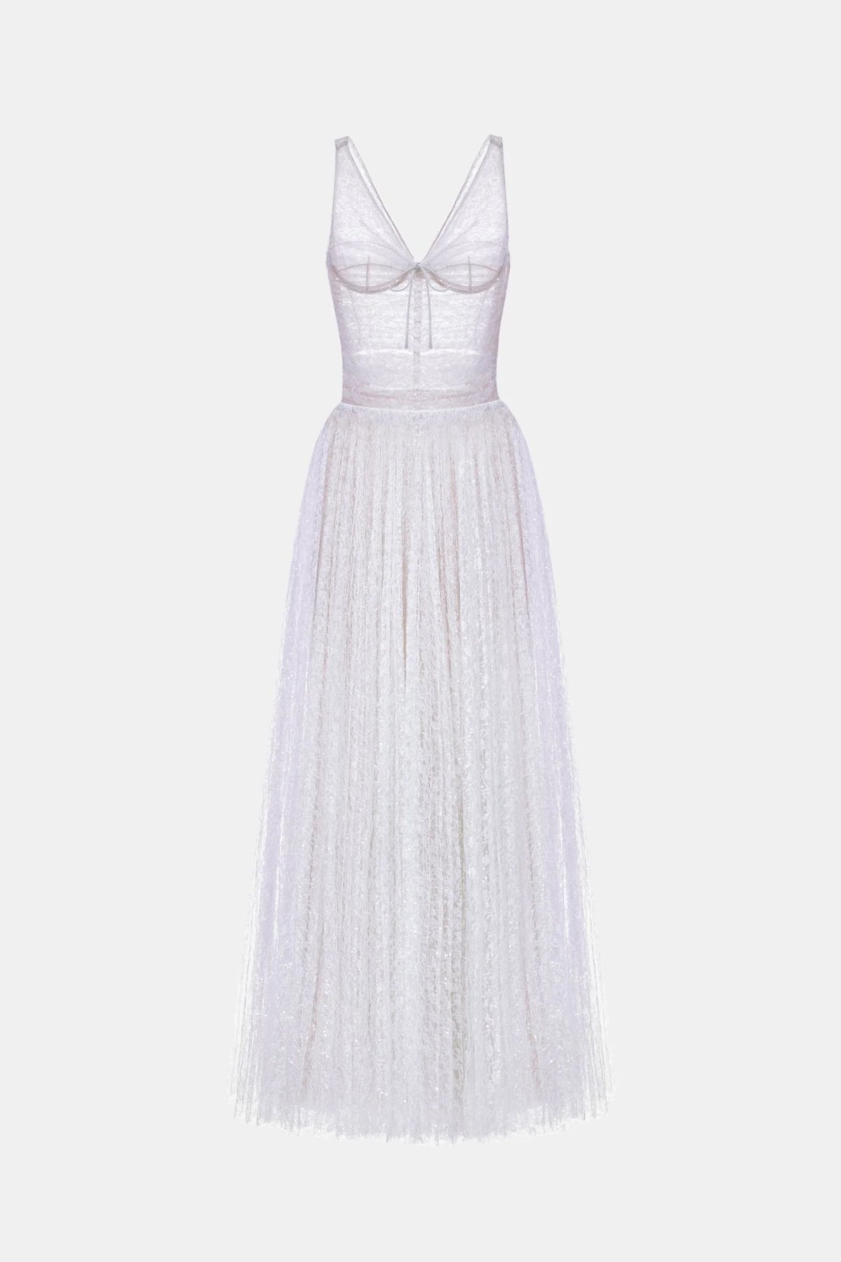 Montsand Violet Drapped Maxi Dress