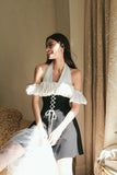 Masion Wester Black and White Combination Dress
