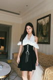 Masion Wester Black and White Combination Dress