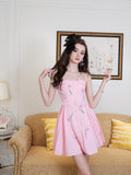 Masion Wester Pink Iris Diamond Dress & Suit Coat