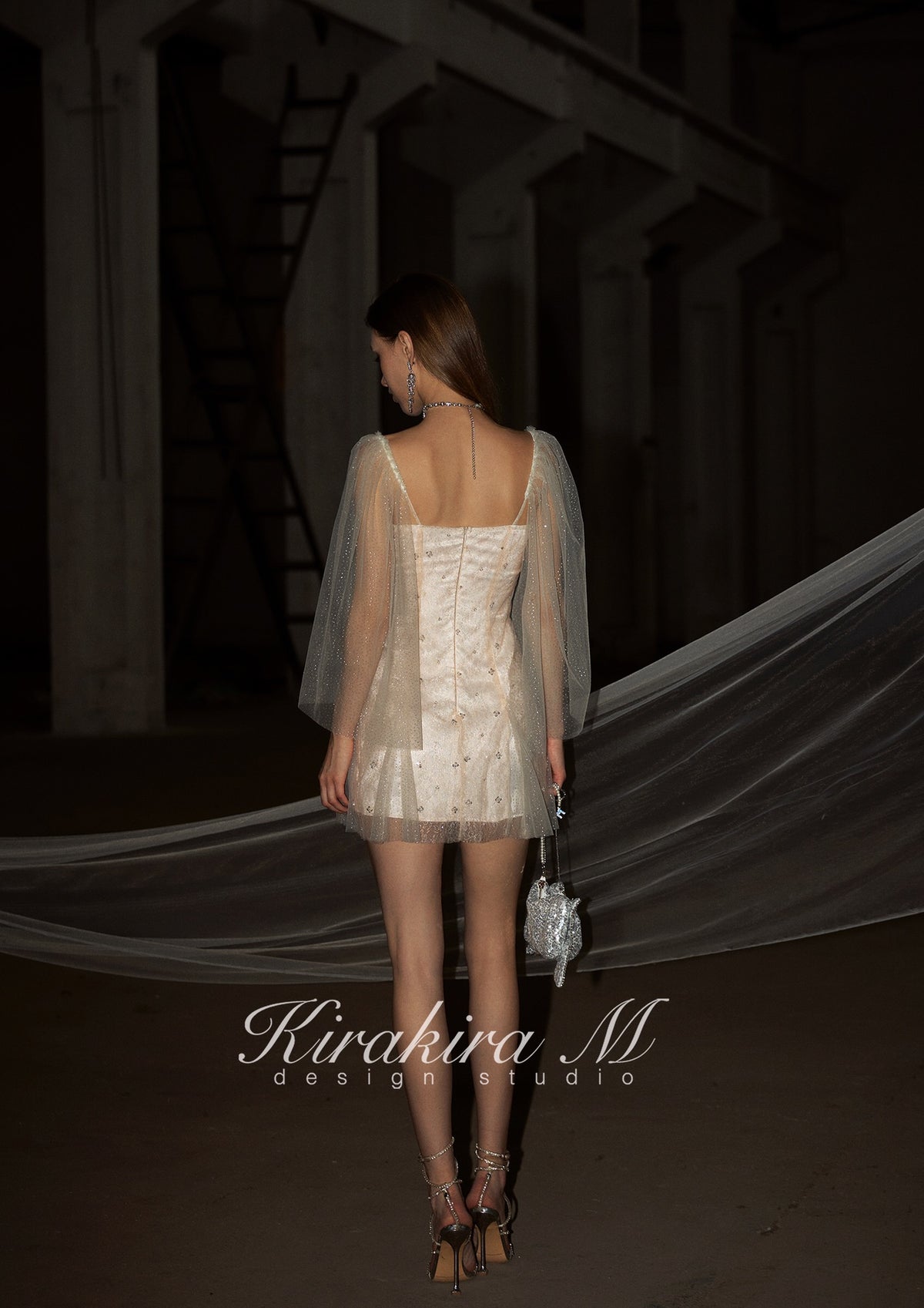 Kirakira.M Pink Beaded Dress
