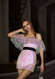 Kirakira.M Purple Sequin Dress