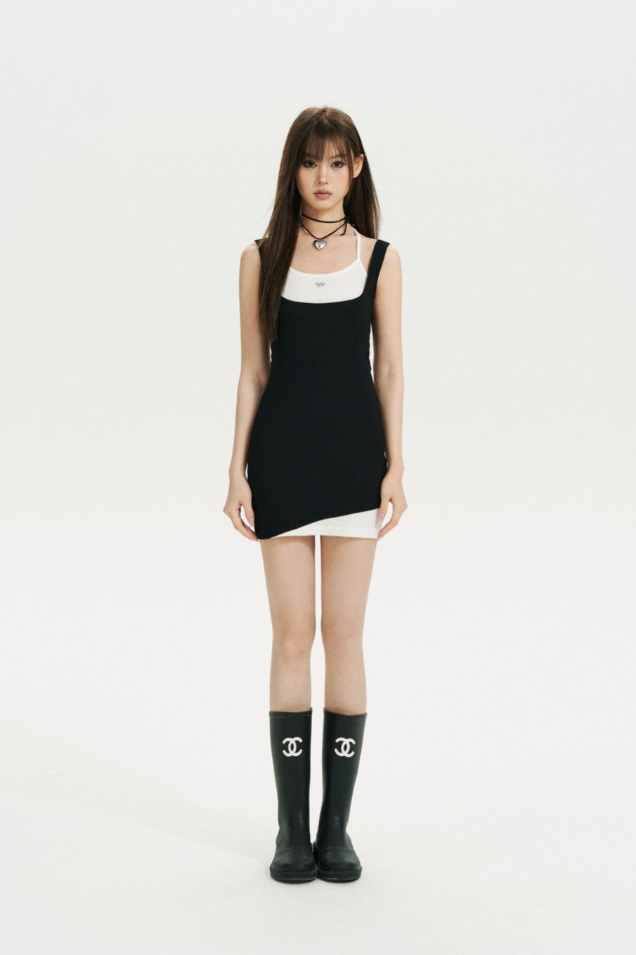 VIA PITTI Halter Mini Dress