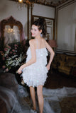 Wardrobes by chen Fringed sequin cake dress