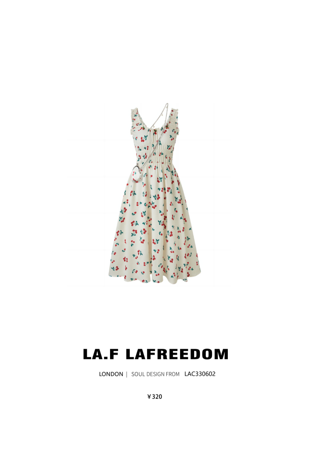 Lafreedom cherry midi-dress