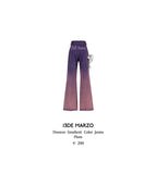 13DE MARZO Doozoo Gradient Color Jeans
