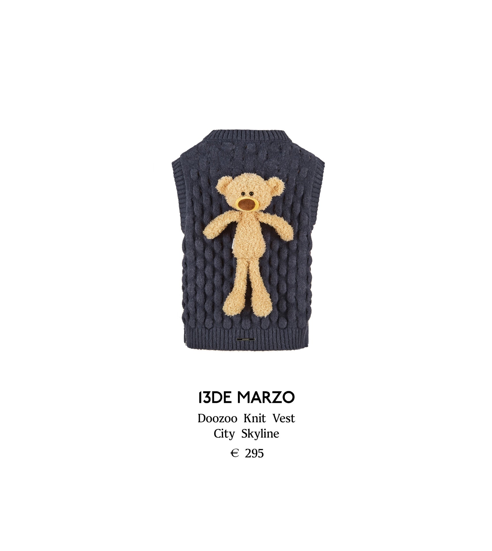 13DE MARZO Doozoo Knit Vest