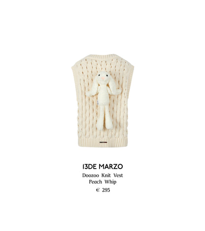 13DE MARZO Doozoo Knit Vest