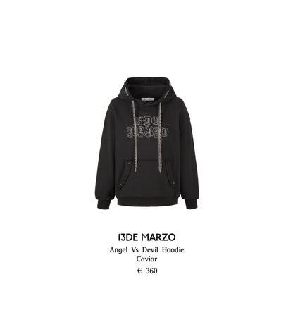 13DE MARZO Angel Vs Devil Hoodie