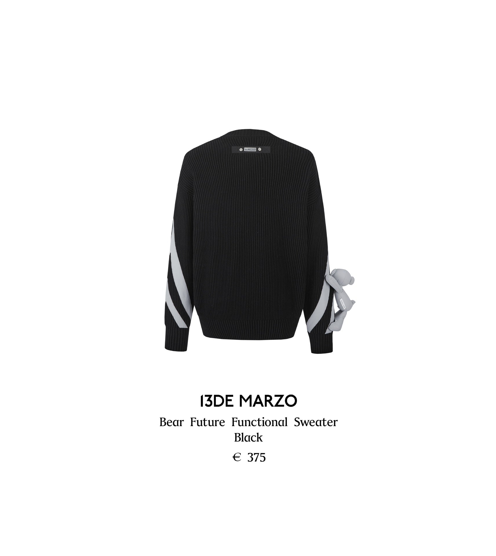 13DE MARZO Bear Future Functional Sweater