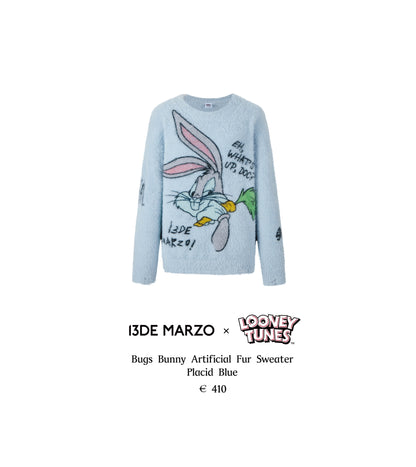 13DE MARZO Bugs Bunny Artificial Fur Sweater