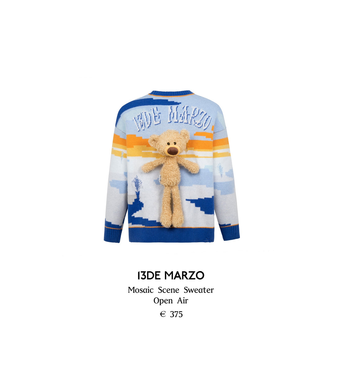 13DE MARZO Mosaic Scene Sweater
