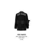 13DE MARZO Bear Tweed Patch Suit