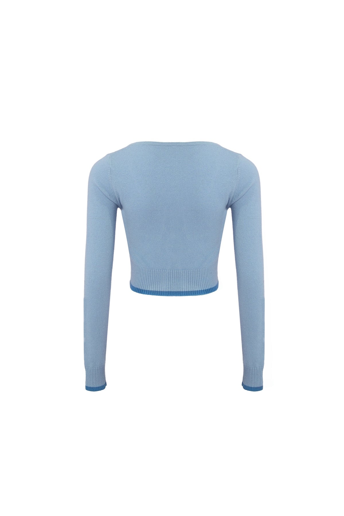 ANN ANDELMAN  baby blue Hanging Cardigan