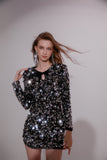 Wardrobes by chen Siler Sequin mini dress