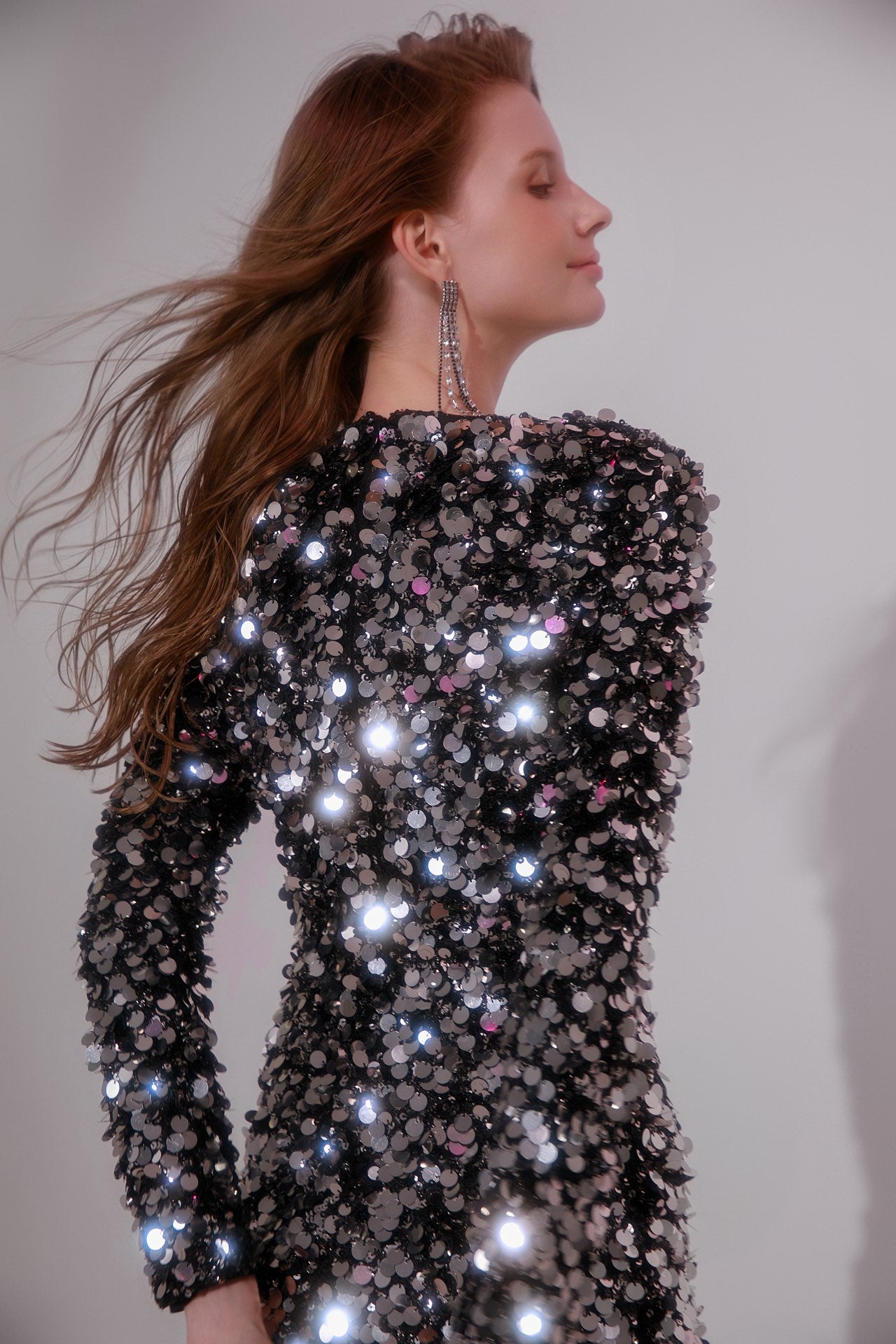 Wardrobes by chen Siler Sequin mini dress